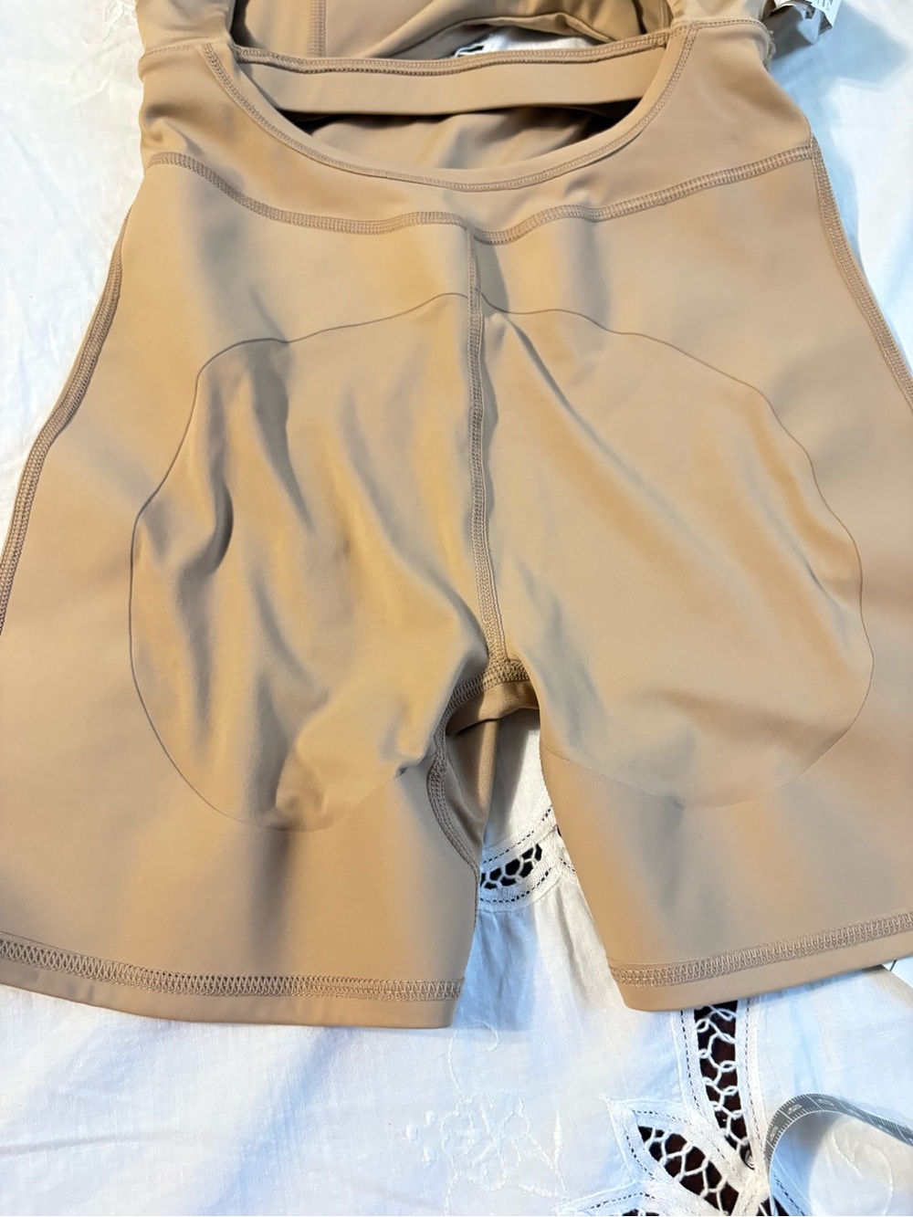 Forever 21 Active Tan Cutout Biker Romper One Piece Size Medium - Picture 7 of 7